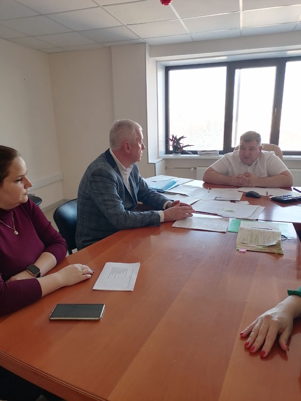 РАБОЧАЯ ВСТРЕЧА РУКОВОДИТЕЛЯ ФБУ «УЛЬЯНОВСКИЙ ЦСМ» Д.ЗЛОТОВА С ДИРЕКТОРОМ ДЕПАРТАМЕНТА СТРОИТЕЛЬСТВА МИНИСТЕРСТВА ЖКХ И СТРОИТЕЛЬСТВА  УЛЬЯНОВСКОЙ ОБЛАСТИ Р. МУЗАФИНЫМ